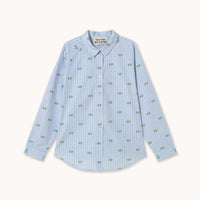 Mini Flowers Striped Shirt