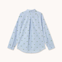 Mini Flowers Striped Shirt