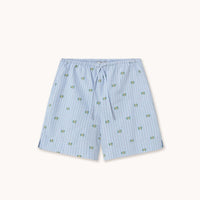 Mini Flowers Striped Shorts - Parkette.