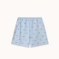 Mini Flowers Striped Shorts - Parkette.