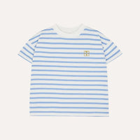 Blue Striped Kids T Shirt - Parkette.