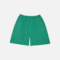 Green Washed Kids Shorts - Parkette.