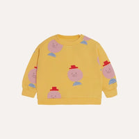 Mr Happy Man Allover Baby Sweatshirt - Parkette.
