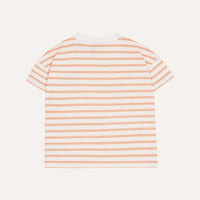 Orange Striped Kids T Shirt - Parkette.