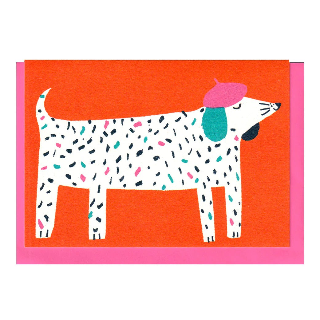 Dog in Hat Card - Parkette.