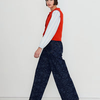 Buttoned Vest - Summer Red
