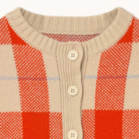 Check Cardigan