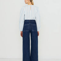 Embroidered Horses Jeans