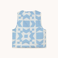 Geometric Quilted Vest - Parkette.