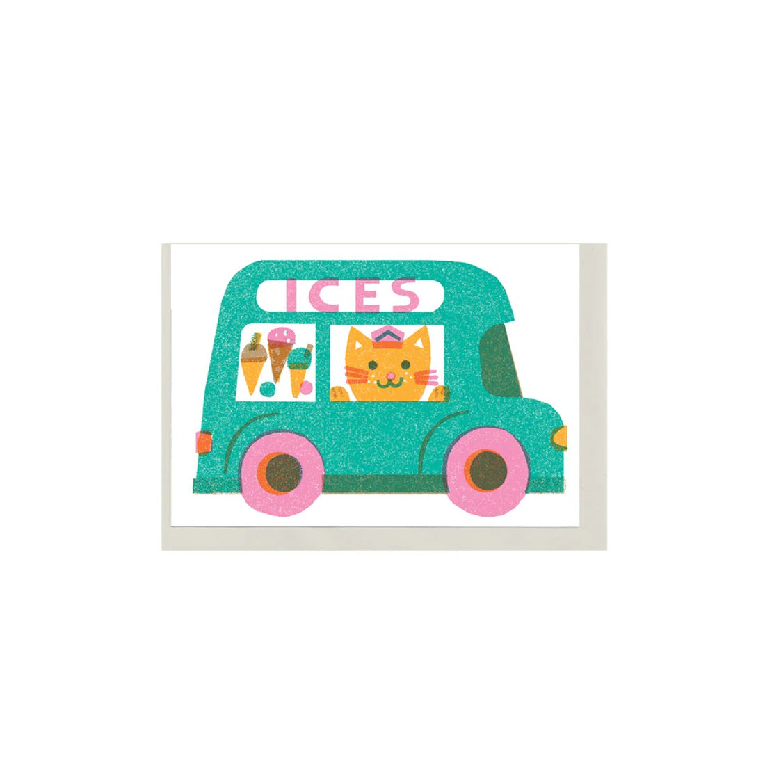 Ices Van Mini Card - Parkette.