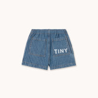 Stripes Denim Shorts - Parkette.