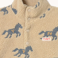 Horses Sherpa Sweatshirt