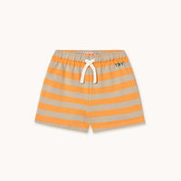 Stripes Tiny Short - Orange/Dark Vanilla - Parkette.