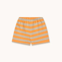 Stripes Tiny Short - Orange/Dark Vanilla - Parkette.