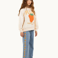 Strawberries Embroidered Jeans - Parkette.