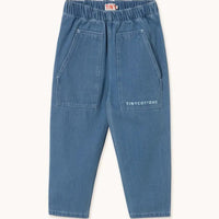 Strawberries Embroidered Jeans - Parkette.
