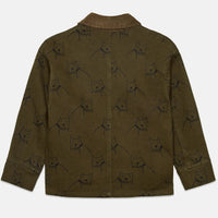 City Dog All Over Canvas Jacket