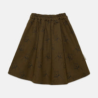 City Dog All Over Canvas Skirt