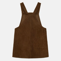 Pom Pom Dog Corduroy Dungaree Dress