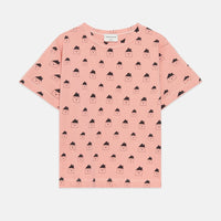 WHK All Over T-Shirt in Soft Peach