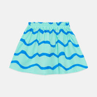 Waves Short Skirt in Mint
