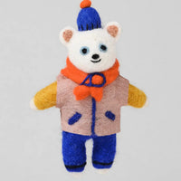 Bear Felt Ornament
