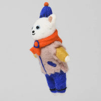 Bear Felt Ornament