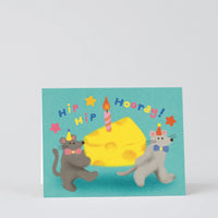 Hip Hip Hooray Birthday Greeting Card