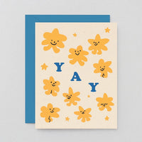 Yay Stars Greeting Card
