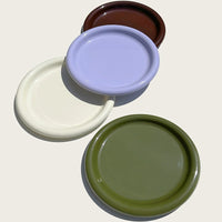Rolli Dinner Plate in Assorted Colours - Set of 4 - Parkette.