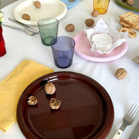 Rolli Dinner Plate in Chocolate - Set of 4 - Parkette.