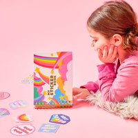Hardcover Retro Style Sticker Book - Parkette.