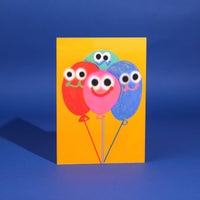 Balloons Greeting Card - Parkette.