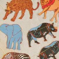 Safari Animals Sewn Garland - Parkette.