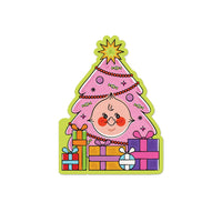 Kewpie Christmas Tree Greeting Card - Parkette.