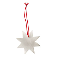 Silver Plated Snow Flake Ornament (A) - Parkette.