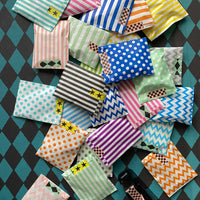 25 Assorted Pattern Paper Bags - Parkette.