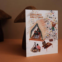 Holiday Tent Party Card - Parkette.