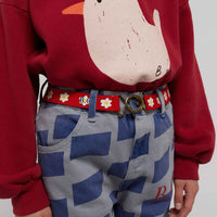 Little Flower All Over Elastic Belt - Parkette.
