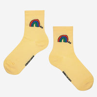 Rainbow and Ribbon All Over Short Socks 2-pack - Parkette.
