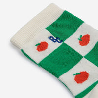 Tomato All Over Short Socks - Parkette.