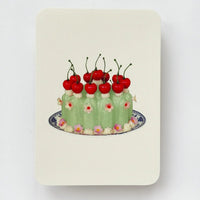 Chartreuse Cream Blancmange Greeting Card - Parkette.