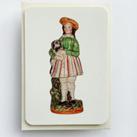 Girl & Dog Greeting Card - Parkette.