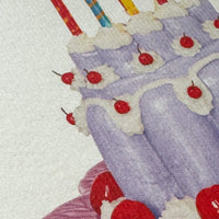 Lavender Cream Blancmange Greeting Card - Parkette.