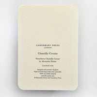 Strawberry Chantilly Cream Greeting Card - Parkette.