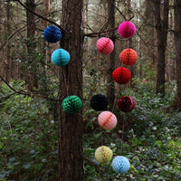 Bunting Ball Garland – Multi-Coloured - Parkette.
