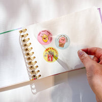 Hardcover Retro Style Sticker Book - Parkette.