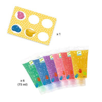 Finger Paint (Glitter) - 6 Tubes - Parkette.