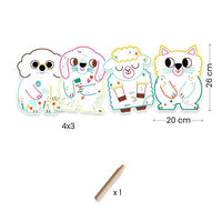 Colour Reveal Pictures - Domestic Animals - Parkette.