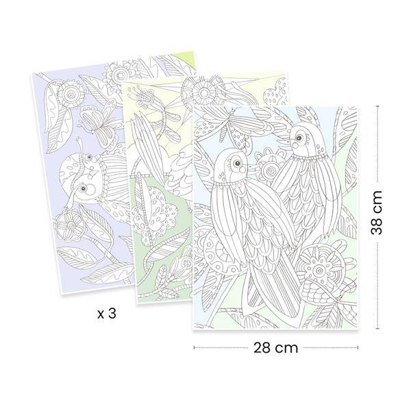 Colouring Gallery - Birds - Parkette.